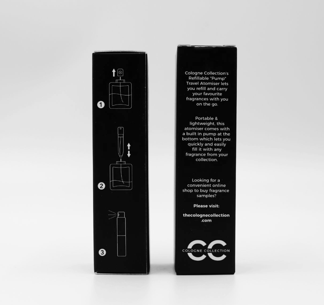 Refillable "Pump" Fragrance Atomiser